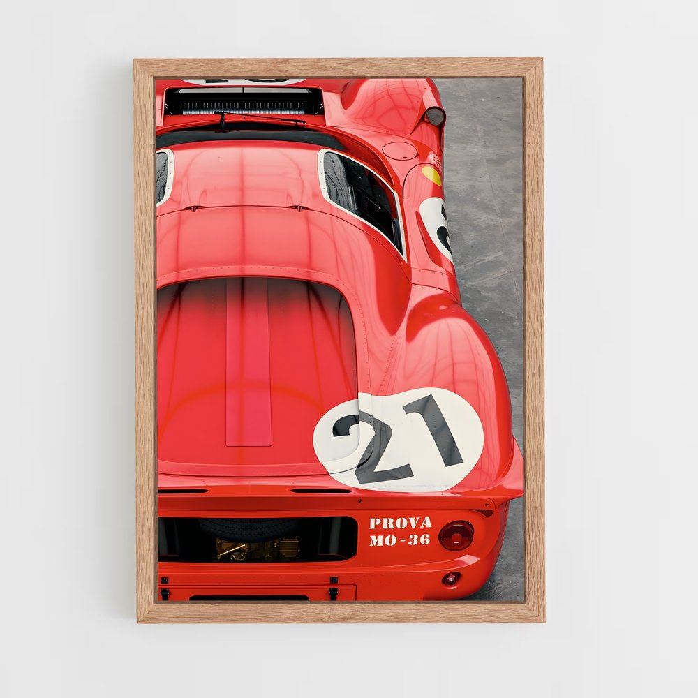 Poster Explosion Votre – affiche Ferrari (vue 4)
